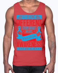 To become different from what we are we must have some awareness of what we are Style 11#- Self awareness- Cotton Tank