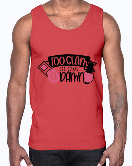 Too Glam To Give A Damn Style 10#-makeup Cotton Tank
