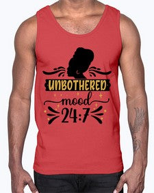 Unbothered mood Style 2#- black girls or women- Cotton Tank