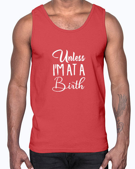 Unlessimatabirthhoodiegiftsfordoula1594#- doubla- Cotton Tank