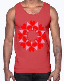 ValentineMandalaOPT 1194#- mandala- Cotton Tank
