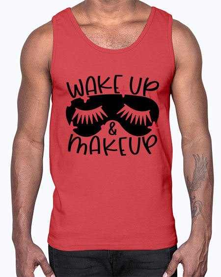 Wake Up Makeup Style 8#-makeup Cotton Tank