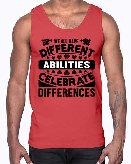 We all have Style 51#- autism- Cotton Tank