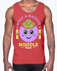What a Massive Noodle Bowl 1698#- Ramen- Cotton Tank