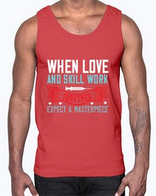 When love and skill work together expect a masterpiece Style 1630#- nurse- Cotton Tank