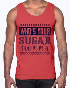 Who’s Your Sugar Momma Style 5#- diabetes- Cotton Tank