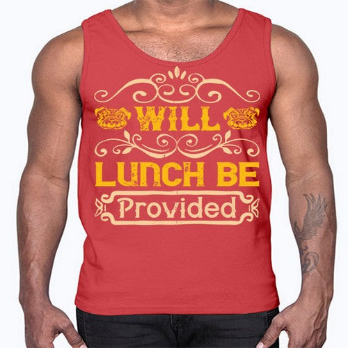 Will Lunch Be Provided Style 7#- dogs- Cotton Tank