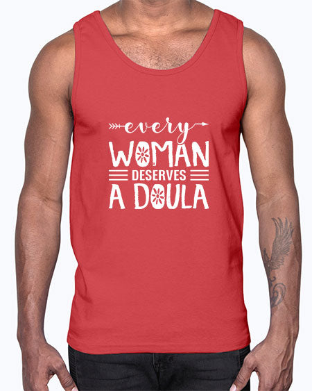 Womenseverywomandeservesadoula1651#- doubla- Cotton Tank