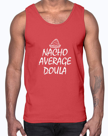 Womensnachoaveragedoulagiftforfunnydoula1654#- doubla- Cotton Tank