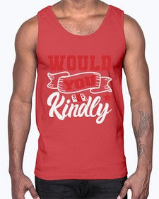Would you kindly 55#- video games- Cotton Tank
