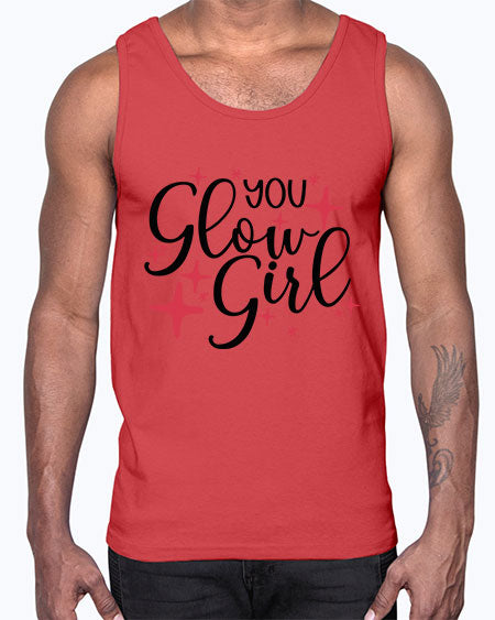 Yo Glow Girl Style 6#-makeup Cotton Tank