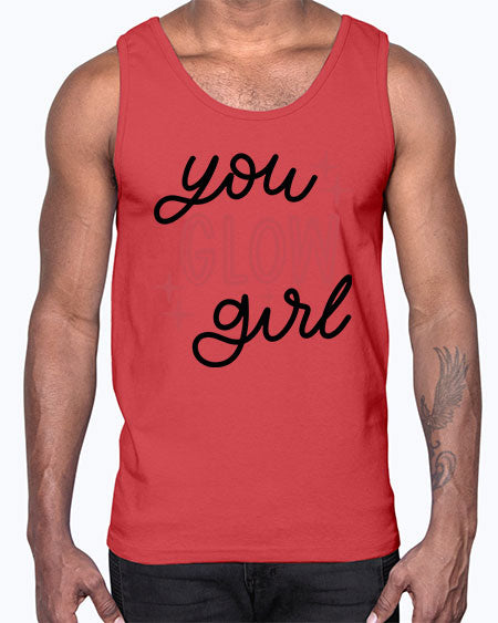 You Glow Girl Style 5#-makeup Cotton Tank