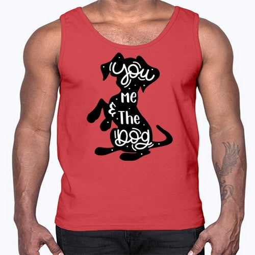 You Me The Dogs Style 4#- dogs- Cotton Tank