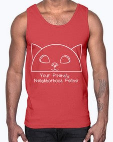 Your Friendly Neighborhood- cats- Cotton Tank