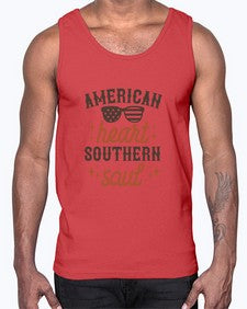american heart southern soul 231#- western- Cotton Tank