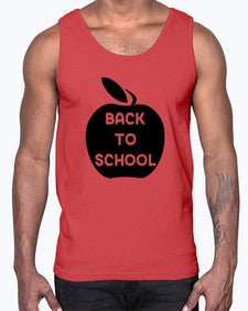 apple back to school 3#- general school- Cotton Tank