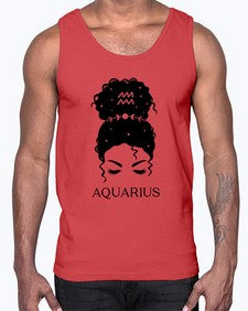 aquarius 81#- aquarius- Cotton Tank
