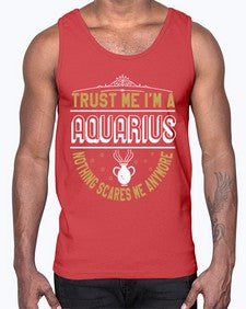 aquarius 87#- aquarius- Cotton Tank