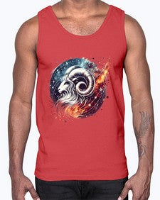 aries 124#- aries- Cotton Tank