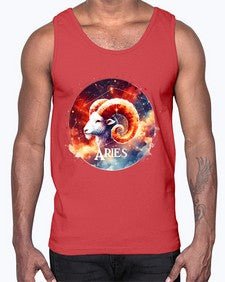 aries 128#- aries- Cotton Tank