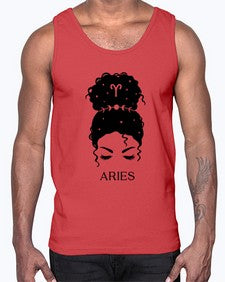 aries 132#- aries- Cotton Tank