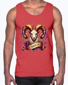 aries 136#- aries- Cotton Tank