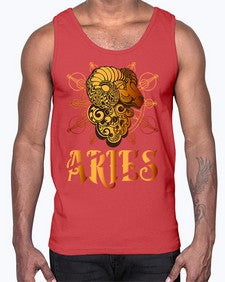 aries 14#- aries- Cotton Tank