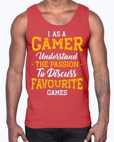 as a gamer understan the passion 61#- video games- Cotton Tank