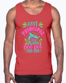asst principal shark doo doo 4#- principal- Cotton Tank