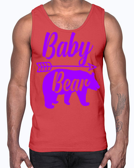 baby bear 13#- bears - animals- Cotton Tank