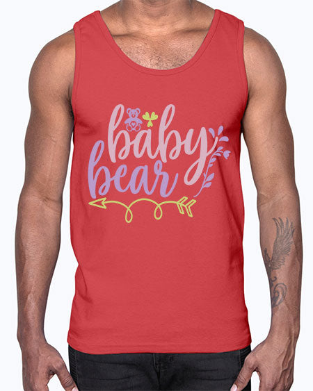 baby bear 17#- bears - animals- Cotton Tank