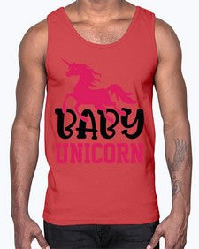 baby unicorn 16#- unicorn- Cotton Tank