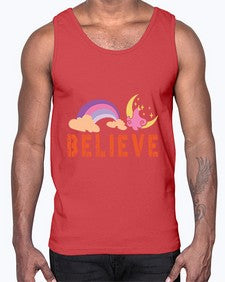 believe 47#- unicorn- Cotton Tank