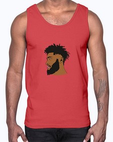black man style 3#- black boys or men- Cotton Tank