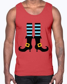 bluewitchlegs 47#- witch- Cotton Tank