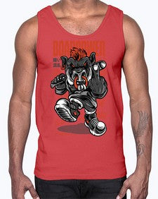 boar power 266#- art pop art- Cotton Tank