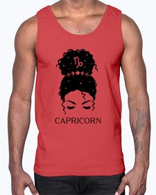 capricorn 204#- capricorn- Cotton Tank
