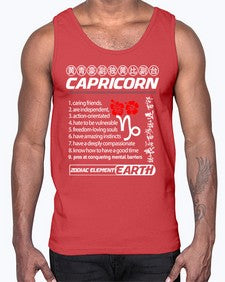 capricorn 207#- capricorn- Cotton Tank
