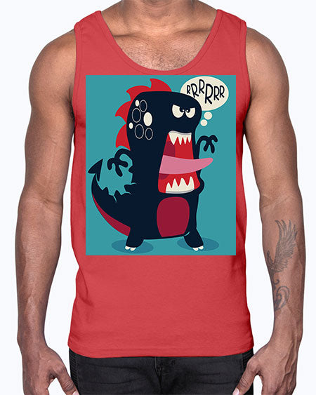 cartoon 81#- bears - animals- Cotton Tank