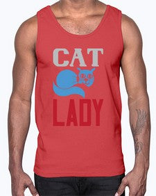 cat lady Style 31#- cats- Cotton Tank
