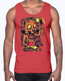 cooking time 341#- art pop art- Cotton Tank