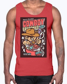 cowboy crunchies 345#- western- Cotton Tank
