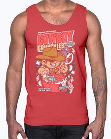 cowboy crunchies 346#- western- Cotton Tank