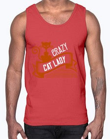 crazy cat lady Style 43#- cats- Cotton Tank
