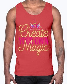 create your own magic 82#- unicorn- Cotton Tank