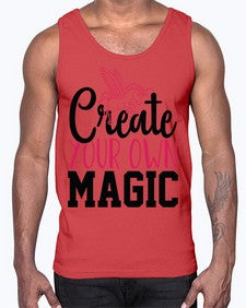 create your own magic 87#- unicorn- Cotton Tank