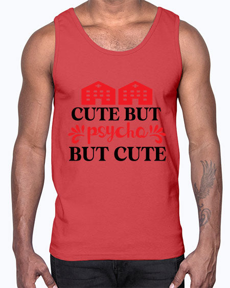 cute but psycho but cute 277#- general science- Cotton Tank