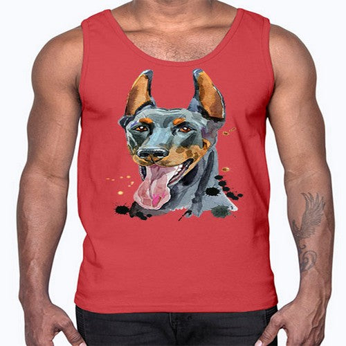 dog 105#- dogs- Cotton Tank