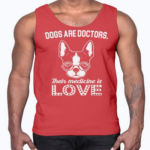dog 116#- dogs- Cotton Tank