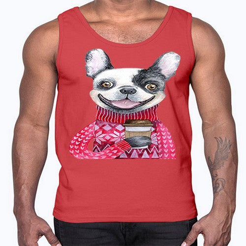 dog 72#- dogs- Cotton Tank